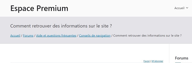 Barre de navigation