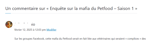 Commentez nos articles