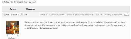 Intervenez sur le forum